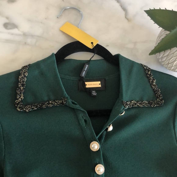 Alexia Admor Piper Dress in Emerald - Picture 6 of 10